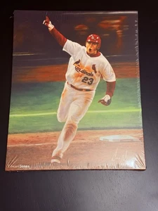 Impresión en Lienzo David Freese | Cardenales de San Luis | Juego 6 | 2011 | 14 pulgadas x 11 pulgadas - Imagen 1 de 1