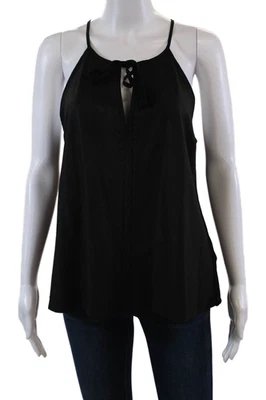 Blusa sin mangas Joie para mujer con tirantes de espagueti cuello redondo negra talla M Foto 1 de 4