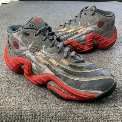 Adidas Thor Basketball Shoes Sneakers Gray Red Marvel (q16454) Mens Size 13 US - Image 1 of 4