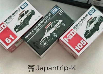 Tomica Coche de Policía Japonés Combo 3 Modelos Nuevo de JAPÓN Auténtico Coche Diecast Foto 1 de 4
