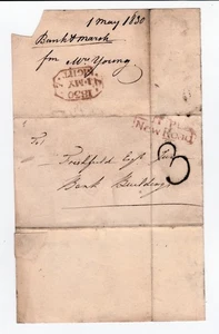 Postgeschichte. Vorstempel. London Lokalposts. T.P, New Road. 1830 - Bild 1 von 1