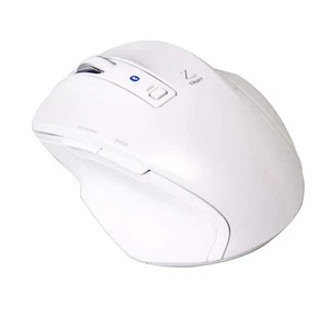 Nakabayashi Digio2 Ultimate Form Bluetooth Mouse 5 Buttons Blue LED S Size White - Photo 1/3