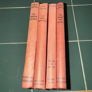 Set of 4 The Saint Books By Leslie Charteris Hodder & Stoughton Cloth hardbacks - Bild 1 von 18