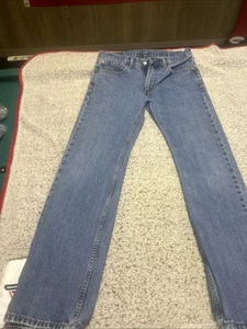 Jean Levi's 505 coupe régulière pour homme, taille 34 x 32 pouces - Medium Stonewash - Photo 1/8
