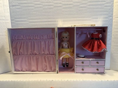 Tiny 8” Betsy McCall 50th Anniversary Trunk Set ‘01 TONNER Doll Dress Romper HTF - Image 1 of 4