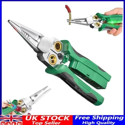 8 in 1 Wire Stripper Wire Stripping Pliers Cable Cutter Electrical Test Tool