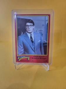 1980 Topps Superman II The Movie #16 Clark Smells A Scoop Christopher Reeves  - Bild 1 von 3