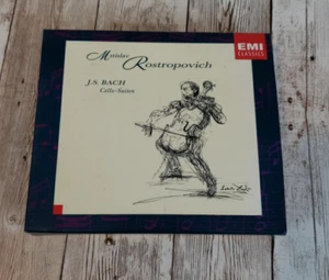 6 Cello Suites - Bach Cello Suites - Mstislav Rostropovich (CD, 1995) 2 CD Set - Bild 1 von 7