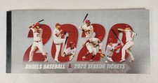 Los Angeles Angeles 2020 Season Tickets Complete Unused Stubs Ohtani Mike Trout