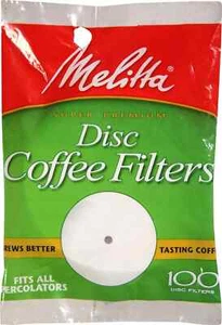 Melitta 3,5 Kaffeemaschine Scheibenkaffeefilter, weiß, 100 Stück - Bild 1 von 4