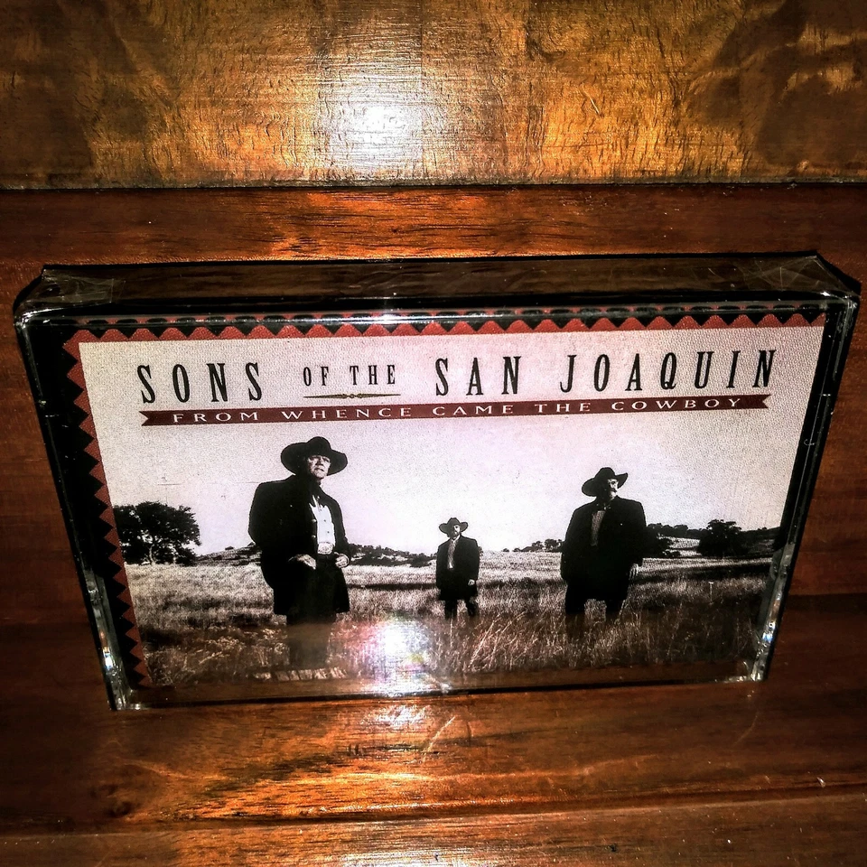 From Whence Came the Cowboy by Sons of the San Joaquin (Cassette, Oct-1995, Warner Bros.)
