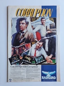 Korruption Rainbird Spectrum WERBUNG SPIEL POSTER KUNST 8,2 X 11,8" - Bild 1 von 1