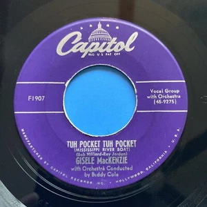 Gisele MacKenzie Tuh Pocket Tuh Pocket / Le Fiacre 7" 45 RPM Vinyl Record VG+ - Picture 1 of 8