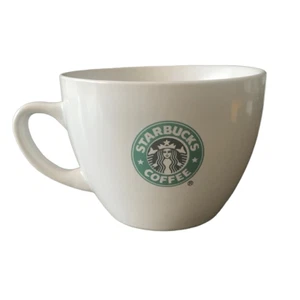 Pre Owned Starbucks 2007 White Coffee Cup Siren Mermaid Logo Collectible Mug - Picture 1 of 14