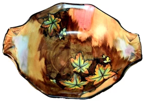 H.K. Tunstall Vintage England Art Pottery Bowl "Autumn Tints" Artist Signed! - Picture 1 of 2