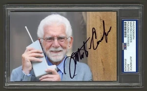 Martin Cooper signiertes Foto (PSA) 1. Handy Erfinder Motorola Ingenieur Auto - Bild 1 von 2