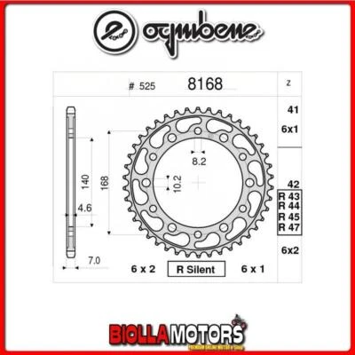 368168R47 CORONA TRASMISSIONE 47 PASSO 525 BMW F 800 R ( K-73 ) 2012- 800CC - Изображение 1 из 4