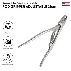 Agarre de varilla ajustable 21 cm acero inoxidable espinal instrumento ortopédico - Imagen 1 de 2