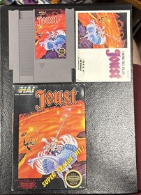 Joust (Nintendo NES, Box, 1988) Complete CIB Cleaned & Tested 
