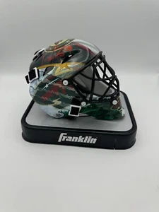 Marc Andre Fleury Signed Minnesota Wild Mini Goalie Mask COA Hologram - Picture 1 of 2