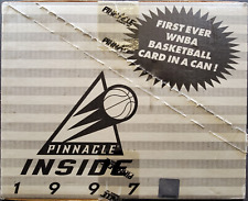 1997 Pinnacle WNBA unopened FACTORY SEALED CASE of 48 Cans - Inaugural Season