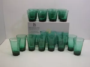 NUOVO SET 16 PEZZI BEVANDE VETRO INDIANA - Foto 1 di 12