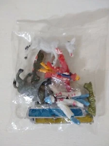 VINTAGE BRITAIN SCARECROW PLASTIC FARM TOY "ALB" ARGENTINA 60's SOLDIERS - Picture 1 of 2
