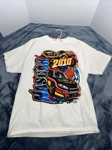 Vintage Bobby Labonte NASCAR Sprint Cup Series T Shirt  XL White - Picture 1 of 4