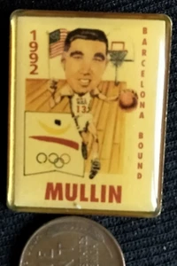 Golden State Warriors Chris Mullin 1992 Barcelona Olympic Dream Team Pin - Picture 1 of 2