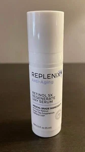 Replenix Retinol 5x Regenerate Dry Serum .5 fl oz 15 ml Travel Size NEW - Picture 1 of 2