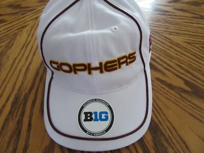 Big by J America Minnesota Gophers Blanco Poli O/S Se Adapta a la mayoría de los sombreros ¡NUEVO CON ETIQUETAS BONITO! Foto 1 de 4