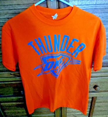 Kevin Durant Oklahoma City Thunder OKC Mens Medium T-Shirt Tee Shirt Orange NBA - Image 1 of 4