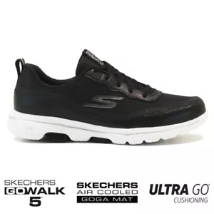 LADIES SKECHERS GO WALK 5 GOGA MEMORY FOAM TRAINERS FITNESS RUNNING WALKING SIZE - Picture 1 of 25