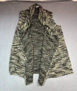 Knox Rose Wool Sweater Vest Open Front Sleeveless Green Women's Size 1X - Picture 1 of 10