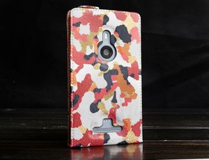 Urcover® Next Station Sughero Red Case | Protective Glass Flip Cover