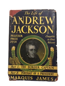 THE LIFE OF ANDREW JACKSON - 1938 - COMPLETE IN ONE VOLUME Hardcover - Picture 1 of 4