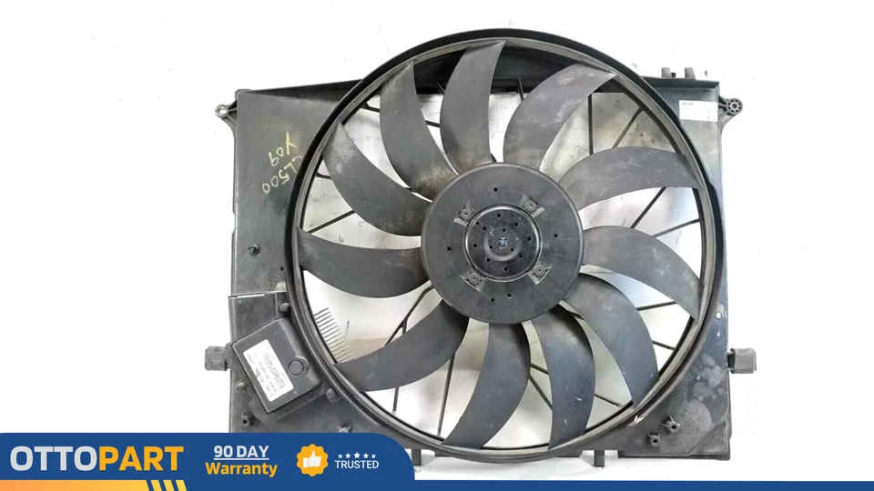 Вентилятор охлаждения двигателя в сборе 2205000193 для Mercedes W215 CL500 S430 02–06 годов от оригинального производителя - Изображение 1 из 4