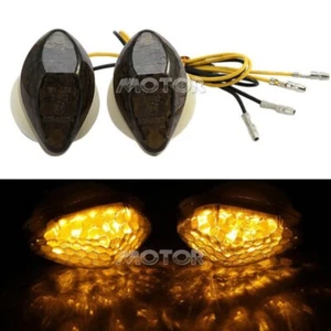 LED Flush Mount Turn Signals Lights Blinker For Honda CBR 600RR 1000RR 2003-2012 - Picture 1 of 8