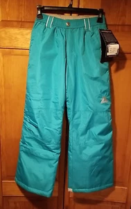 Girls ZeroXposur Snow Pants Teal Small (7-8) NWT - Picture 1 of 3