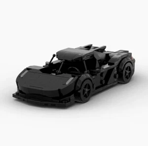 Koenigsegg Jesko | Black | Building Brick Set MOC - 271 Pieces UK - Bild 1 von 8