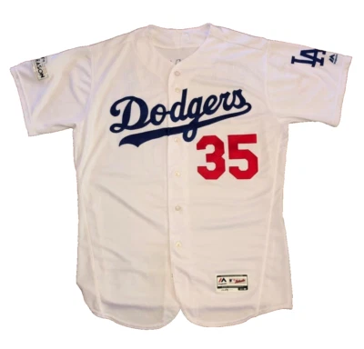 ⚾️ ¡Jersey Cody Bellinger Rookie 2017 LA Dodgers usado en juegos/usado post temporada! Foto 1 de 4