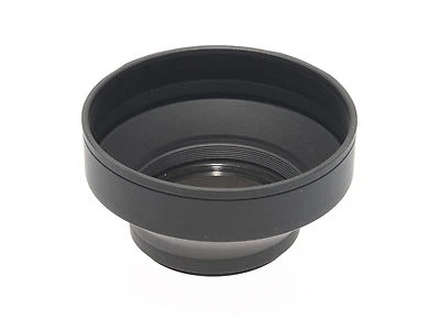 49mm 3-Stage Collapsible Rubber Hood for lens with 49mm screw thread UK SELLER!! - Image 1 of 4