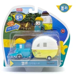 Robocar Poli Druckguss Serie: Camp Camper Van Handspielzeug Original - Bild 1 von 5