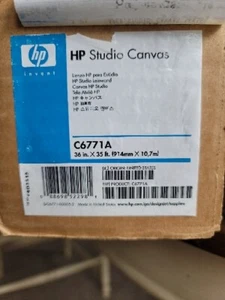 Matte Canvas Roll Waterproof  Epson Canon HP Inkjet Printer C6771A 36IN X 35FT - Picture 1 of 2