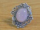 Bali Legacy Peruvian Pink Opal Ring in Sterling Silver 10.00 ctw Size:8