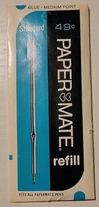 Vintage 1969 Paper Mate Blue Standard Point Refill New Sealed - Picture 1 of 2