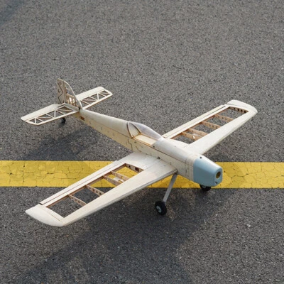 RC Model Airplane Balsa Wood Fixed Wing F3A Sports Aircraft KIT Wingspan 1010mm - Image 1 of 4