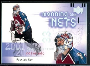 2001-02 UD Mask Collection #108 Patrick Roy MTN - Picture 1 of 2