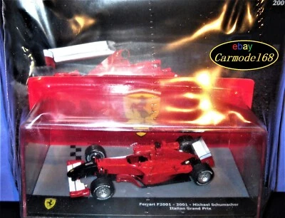 Ferrari F2001 Michael Schumacher #1 2001 1:43 + N 50 Ferrari Official Product - Immagine 1 di 4
