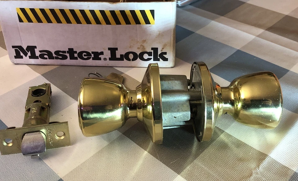 Serrure tubulaire - bec-de-cane seul - laiton poli - 3505 TESA Sécurité - Photo 1/1